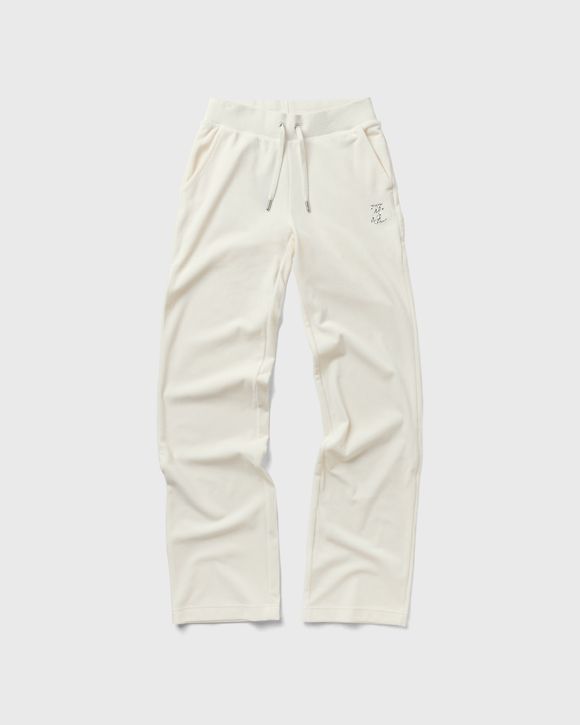 WMNS CLASSIC VELOUR TRACKPANT WITH DIAMANTE BRANDING
