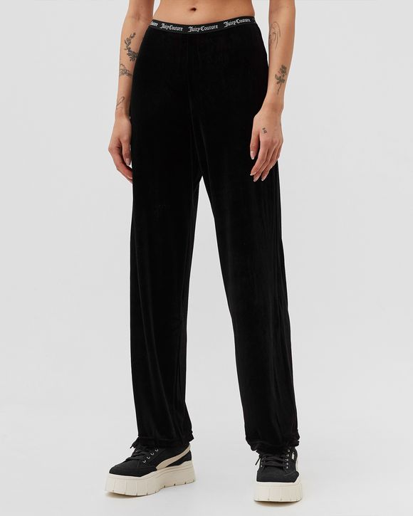 WMNS VELVET FLARE PANT WITH BRANDED ELASTIC WAISTBAND