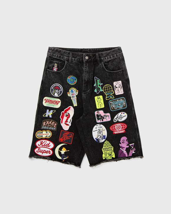 Patches Denim Short