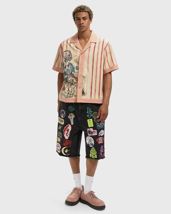 Patches Denim Short