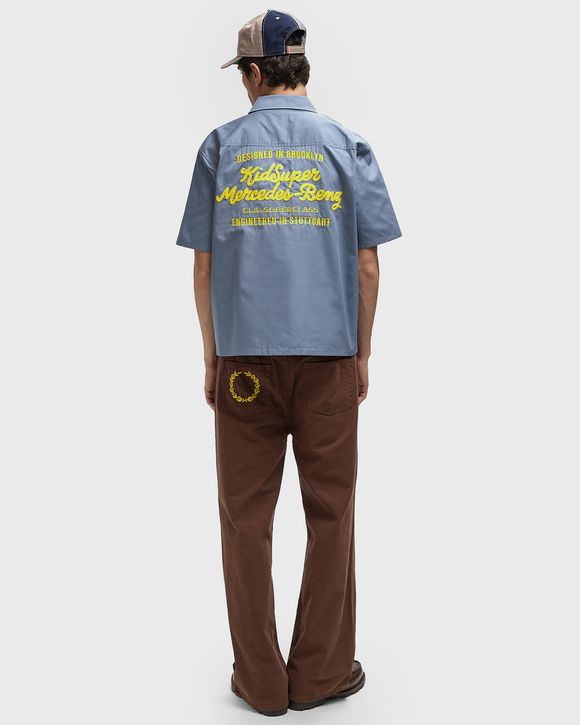 X Mercedes Benz Cropped Work Shirt