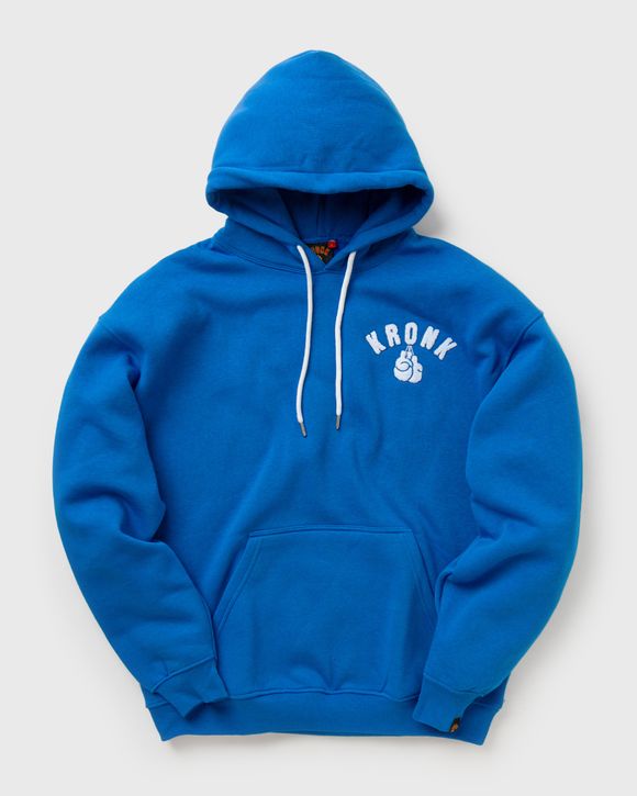Boxing Team Towelling Applique Hoodie Regular Fit Royal Blue