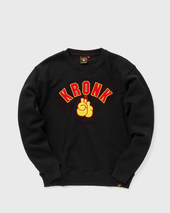 Gloves Applique Sweatshirt Regular Fit Black