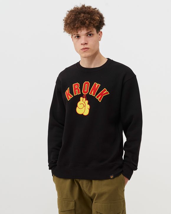 Gloves Applique Sweatshirt Regular Fit Black