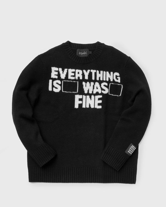 im fine knit crew sweatshirt