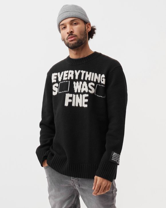 im fine knit crew sweatshirt