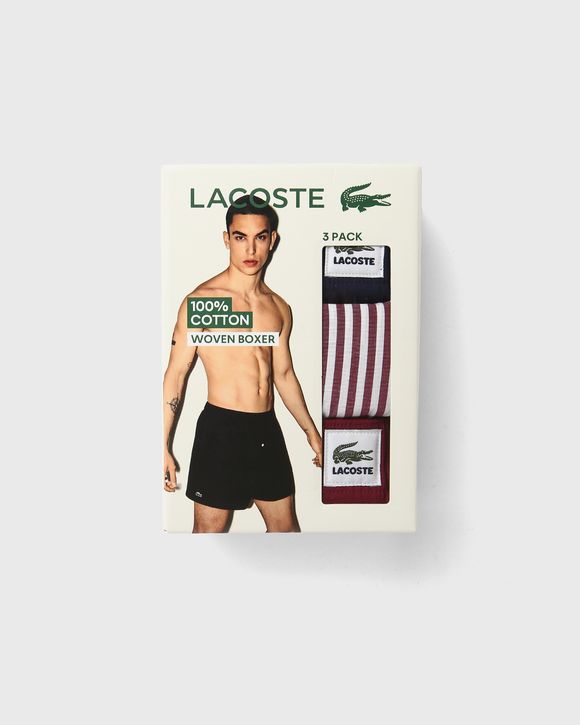 3-Pack Striped Cotton Poplin Boxers