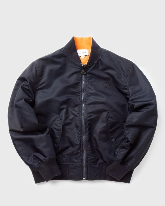 Bimaterial Reversible Colourblock Bomber Jacket