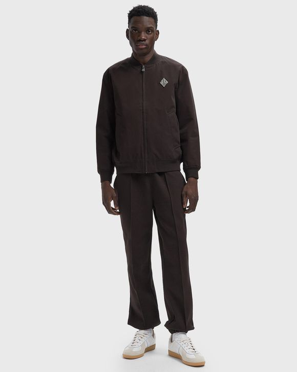 Retro Badge Water-Repellent Bomber Jacket