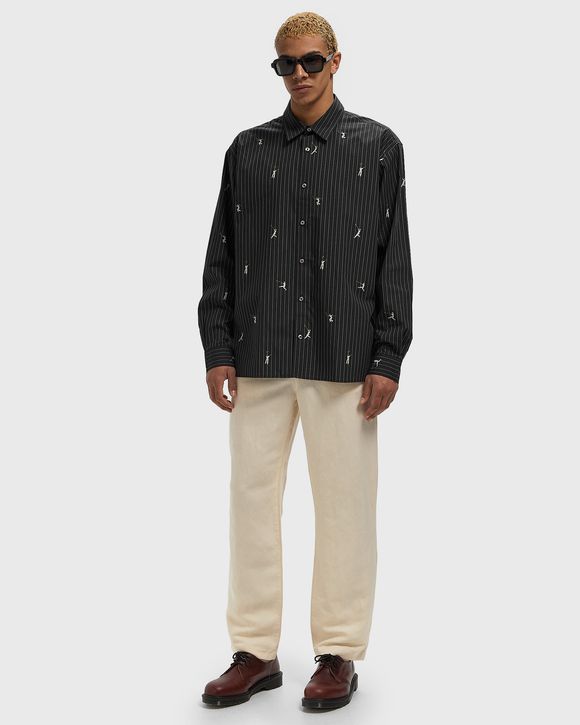 Relaxed Fit Embroidered Cotton Shirt