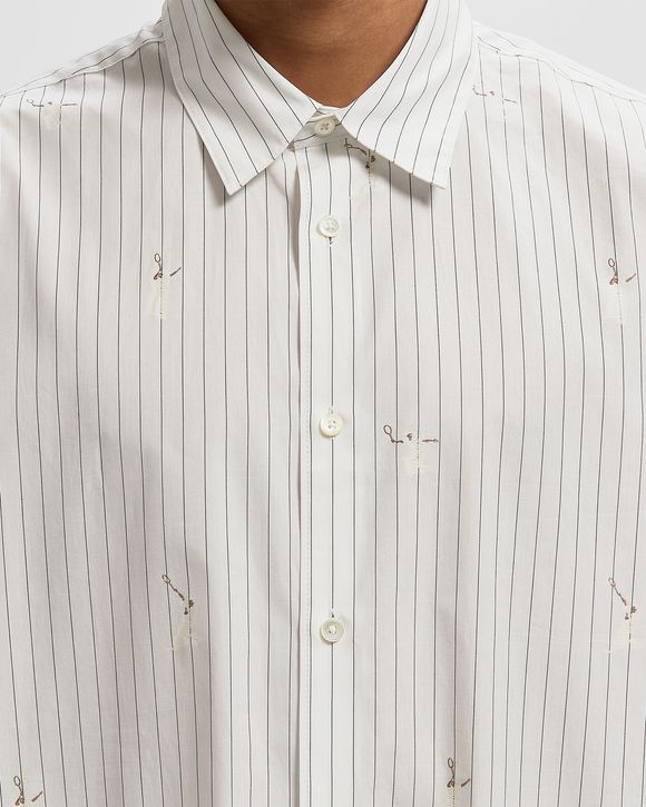Relaxed Fit Embroidered Cotton Shirt