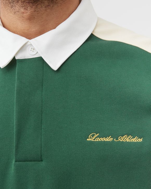 Colourblock Fleece Polo Shirt Sweatshirt