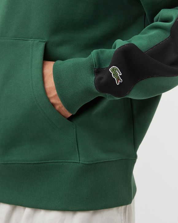 Colourblock Fleece Polo Shirt Sweatshirt