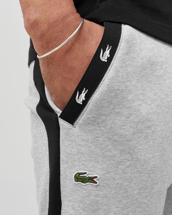 Contrast Accents Fleece Tracksuit Pants