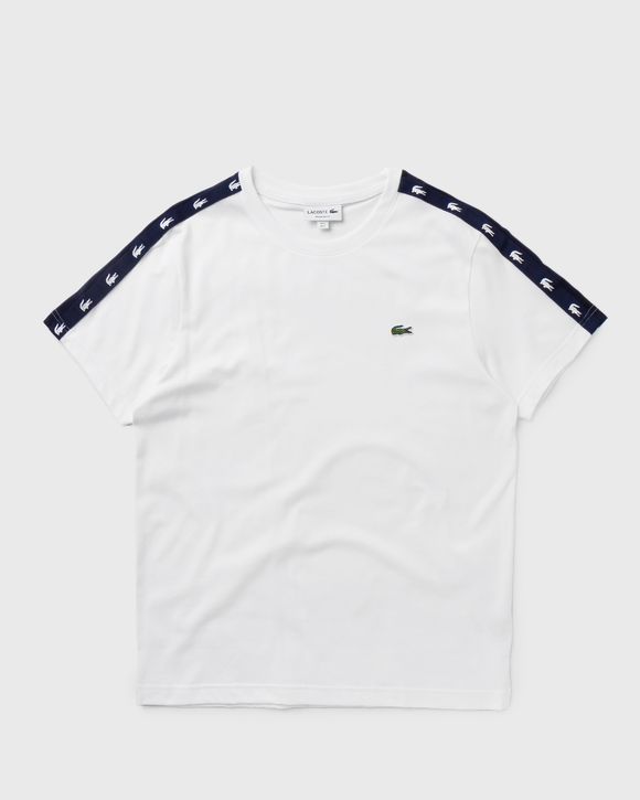 Crew Neck Crocodile Bands Cotton Blend TEE