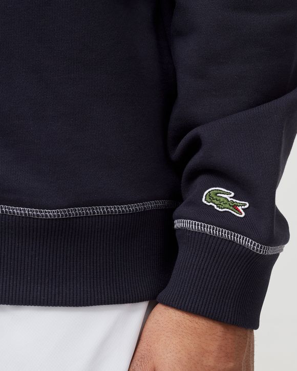 Crew Neck Lacoste 27 Print Fleece Sweatshirt