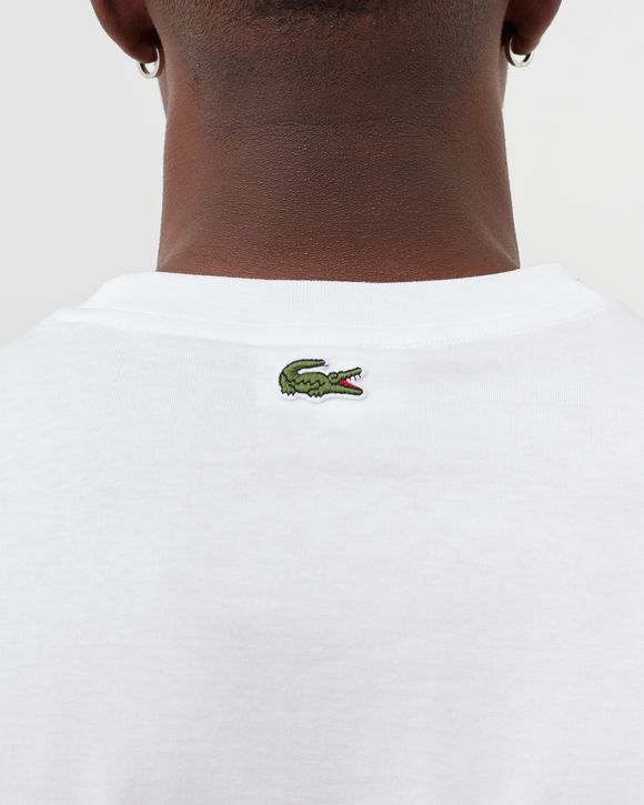 Crew Neck Landscape Print Cotton Tee