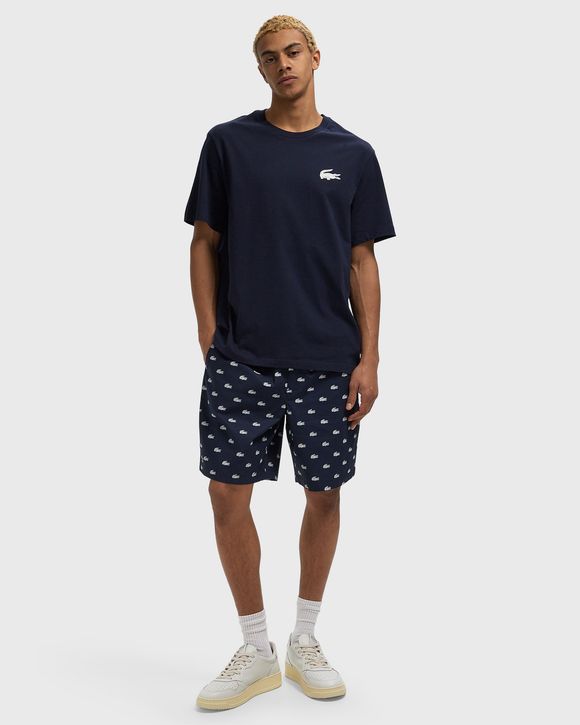 Crocodile Print Cotton Loungewear Tee