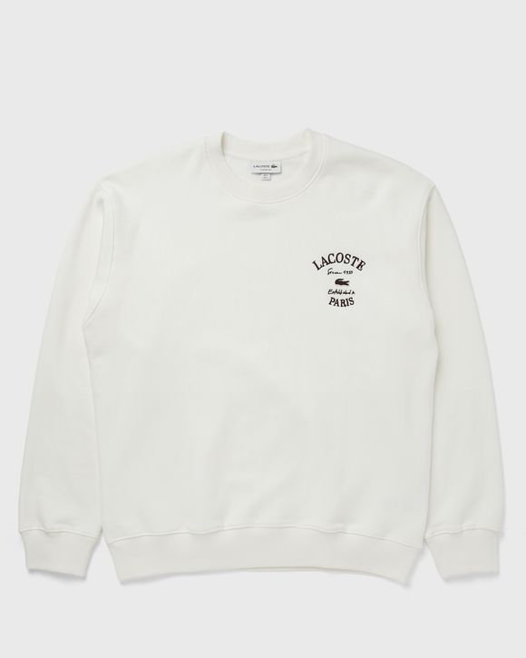 Embroidered Fleece Crew Neck Sweatshirt