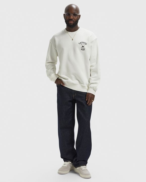 Embroidered Fleece Crew Neck Sweatshirt