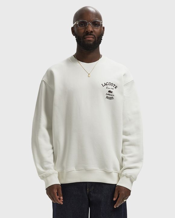 Embroidered Fleece Crew Neck Sweatshirt