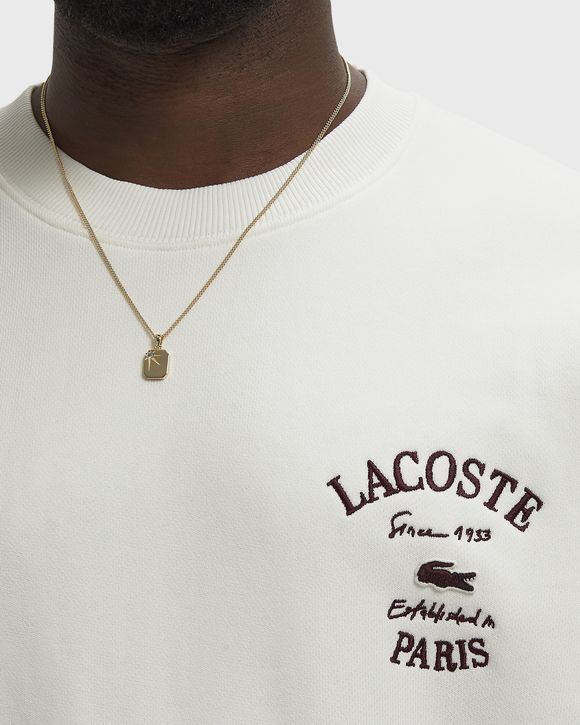 Embroidered Fleece Crew Neck Sweatshirt