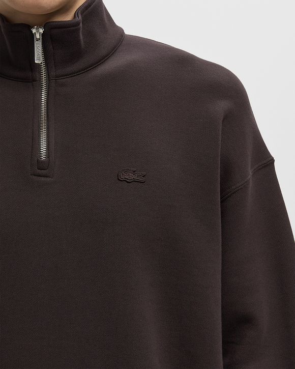 Heavy Fleece Zipper Neck Sweatshirt