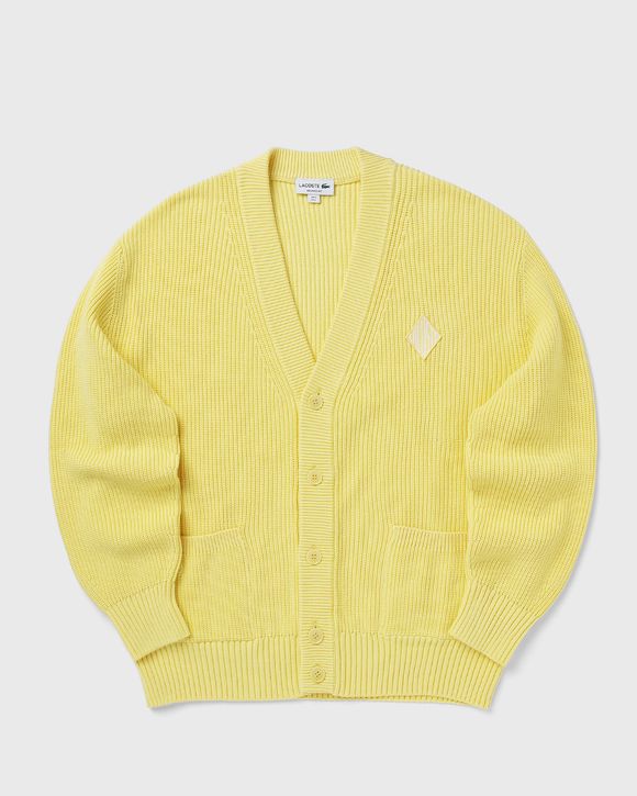 Relaxed Fit Ribbed Cotton Cardigan