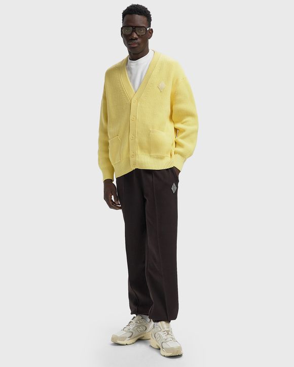 Relaxed Fit Ribbed Cotton Cardigan