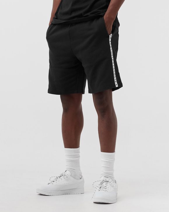 Lettered Bands Fleece Bermuda Shorts