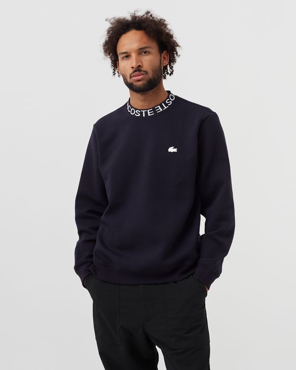 Lettered Crewneck Cotton Blend SWEATSHIRT