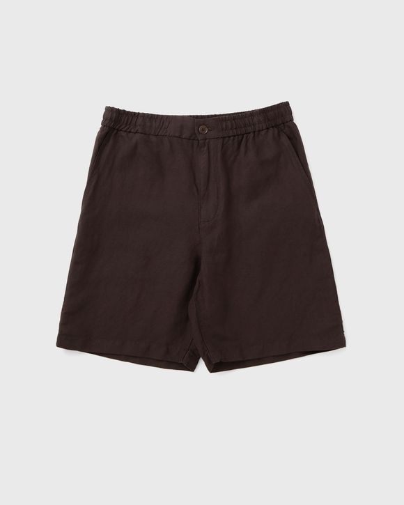 Regular Fit Linen Blend Twill Shorts