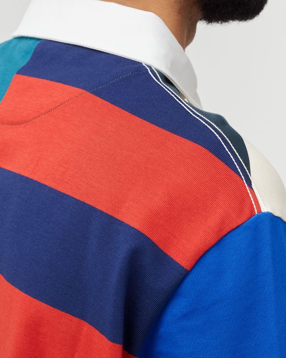 LONG SLEEVED RIBBED COLLAR SHIRT
