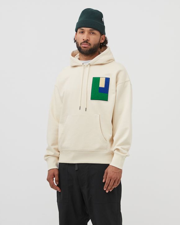 Loose Oversized Badge Cotton Hoodie
