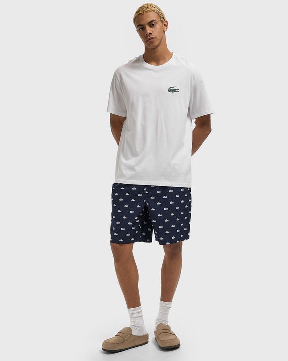 Striped Poplin Pajama Shorts