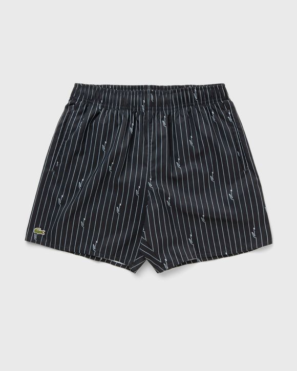 Mid Length Crocodile Print Swim Trunks
