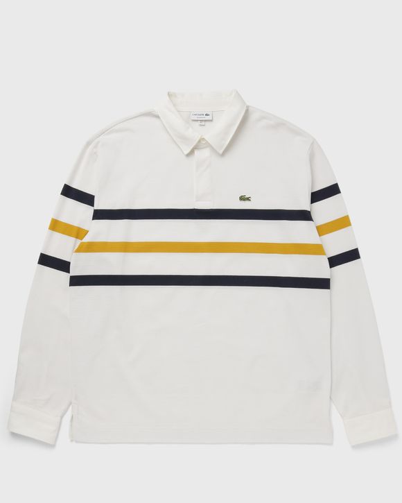 Relaxed Fit Striped PiquÒ Rugby Polo Shirt