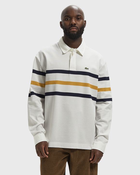Relaxed Fit Striped PiquÒ Rugby Polo Shirt