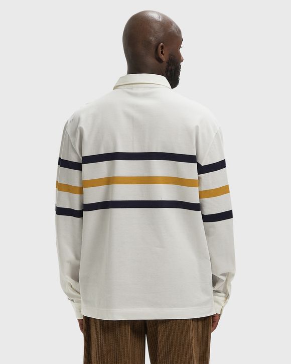 Relaxed Fit Striped PiquÒ Rugby Polo Shirt