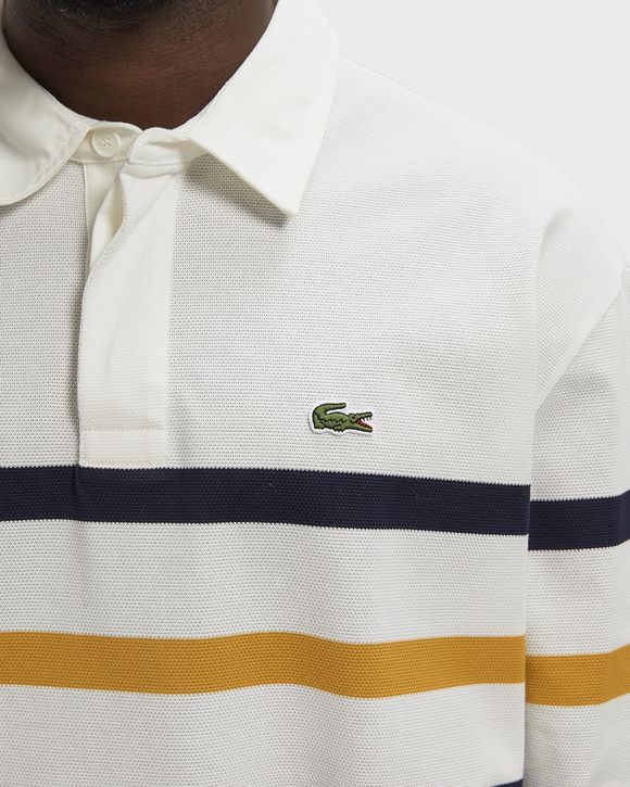 Relaxed Fit Striped PiquÒ Rugby Polo Shirt
