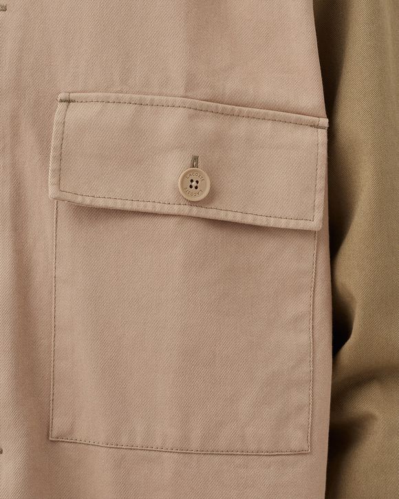 Relaxed Fit Two-Tone Cotton Shirt