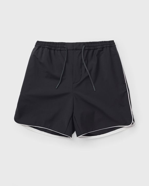 Relaxed Fit Wool Blend Shorts