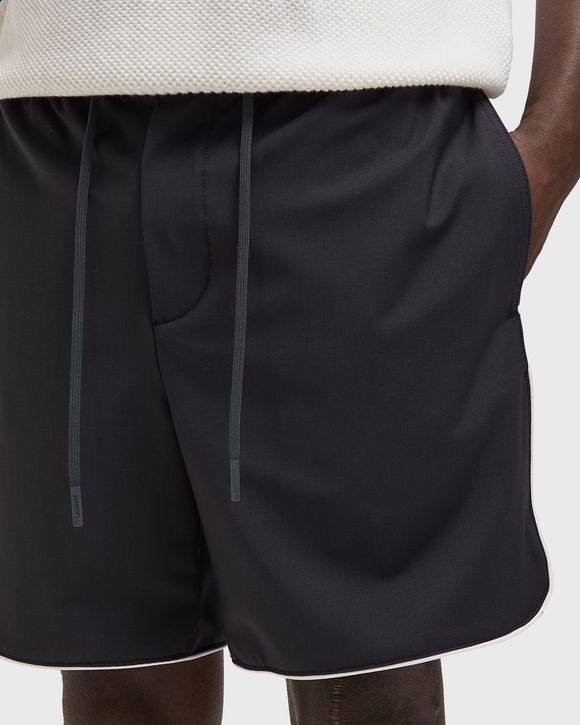 Relaxed Fit Wool Blend Shorts