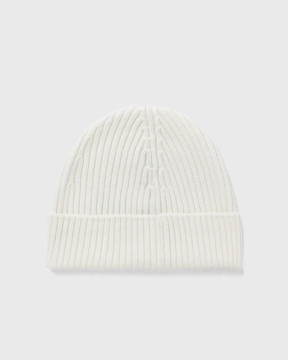 RIB KNIT BRUSHED WOOL BEANIE