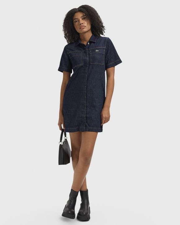 Short Sleeved Denim Dress
