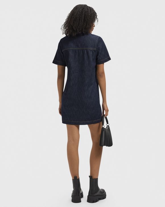 Short Sleeved Denim Dress