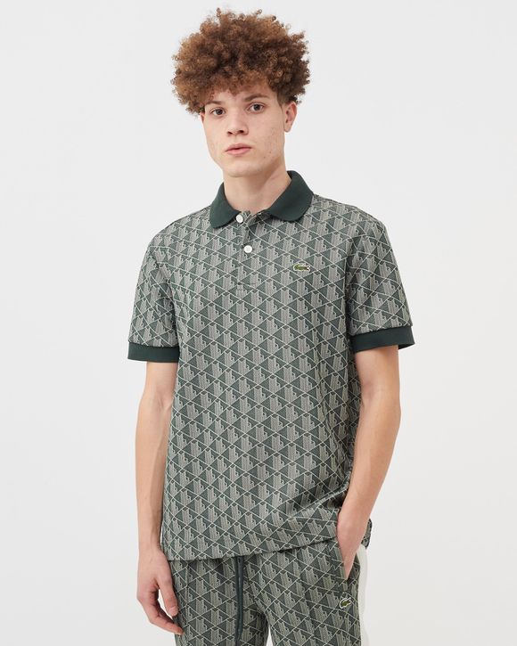 SHORT SLEEVED RIBBED COLLAR POLO SHIRT