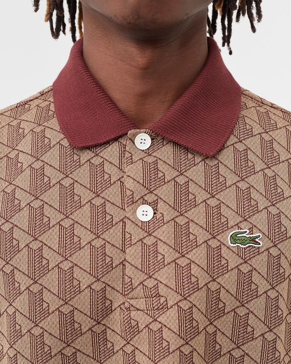 SHORT SLEEVED RIBBED COLLAR POLO SHIRT