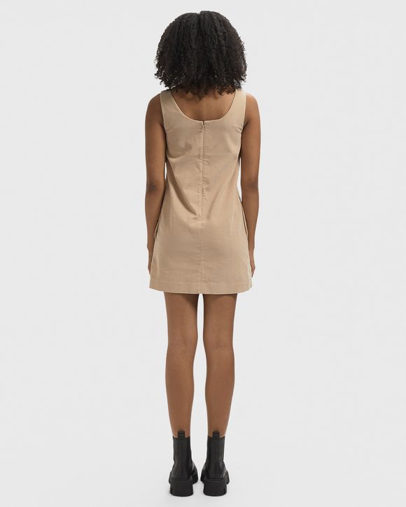 Sleeveless Corduroy Dress