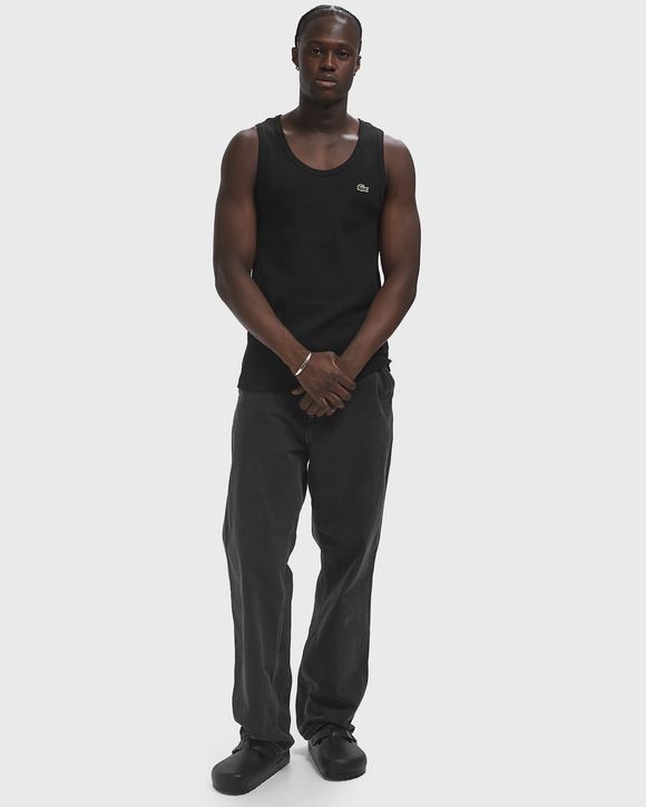 Slim Fit Ribbed Cotton Tank Top